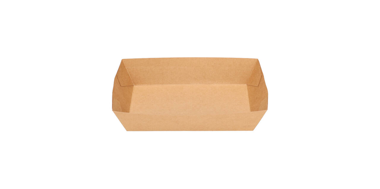 Bakjes bruinkraft/PE 160 x 100 x 40 mm - A50