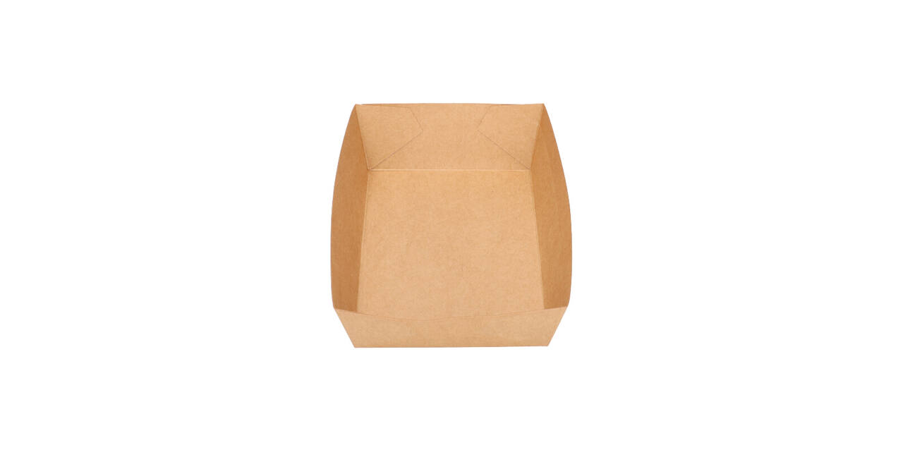 Bakjes bruinkraft/PE 160 x 100 x 40 mm - A50