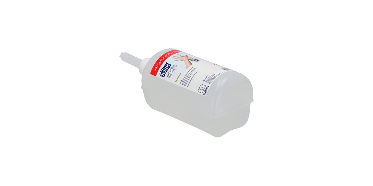 420103 - Handdesinfectie alcohol gel 1 liter transparant TORK