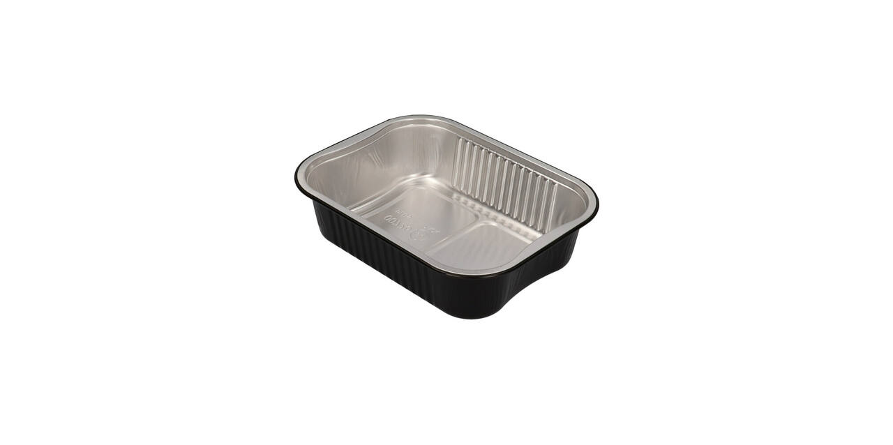 Aluminium bakken Ready 2 Cook 178 x 136 x 45 mm 750 ml zwart 0072612200