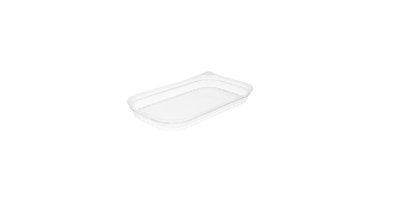 Deksel 234 x 138 mm transparant tbv alu bak 240 x 144 x 25 mm "Ready2cook" 5021100203