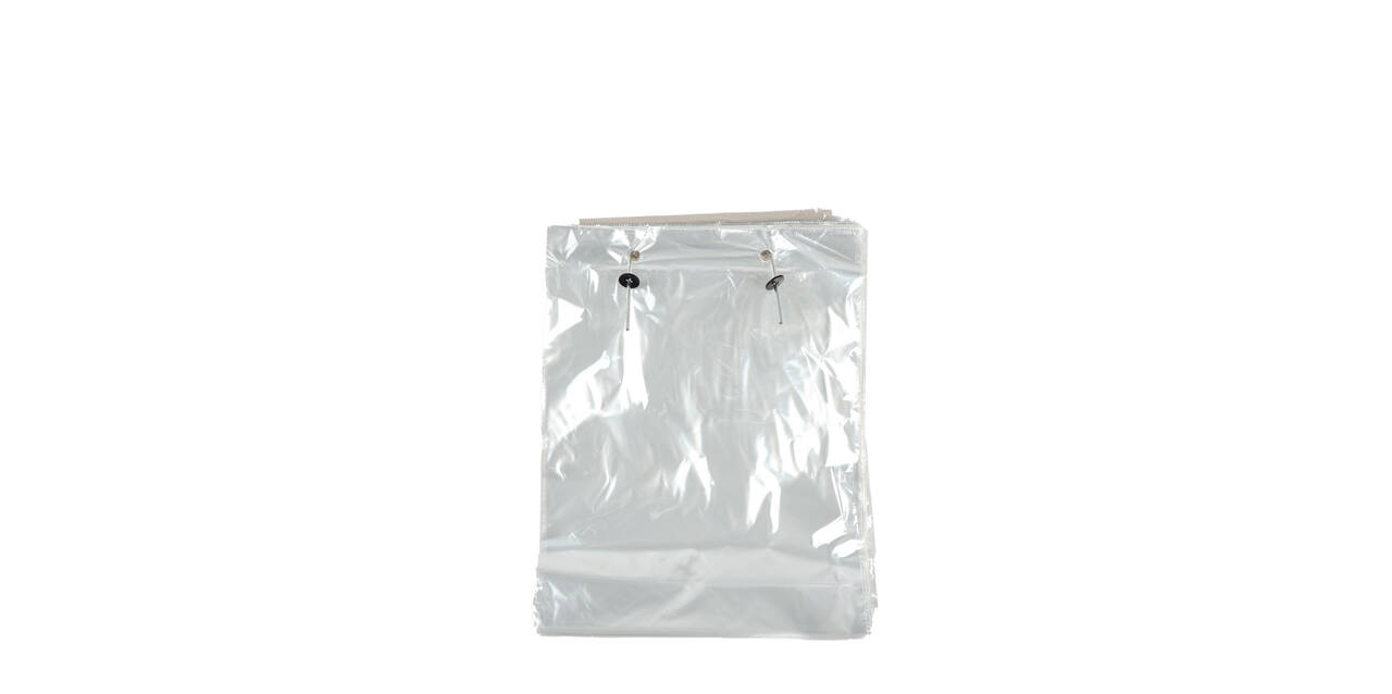 Beugelzakken LDPE Top Clear 28 x 32 + 2x4 cm 25 my
