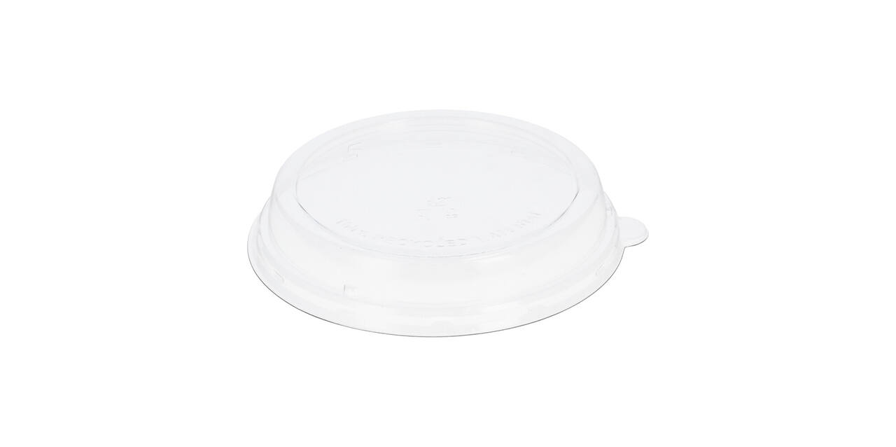 188061 - Deksel 100% rPET tbv Bowl bagasse169212 - 212x212x37 mm transparantl