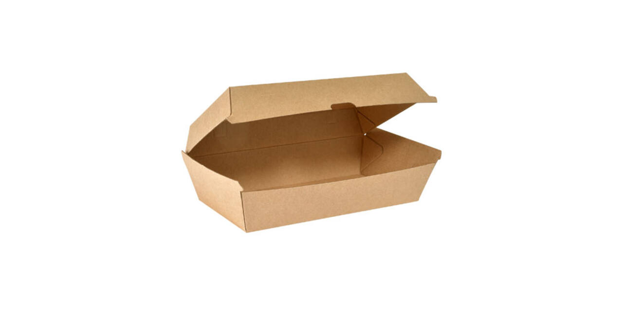 193725 - Box FSC Clam large 205 x 107 x 79 mm - 1100 cc naturel