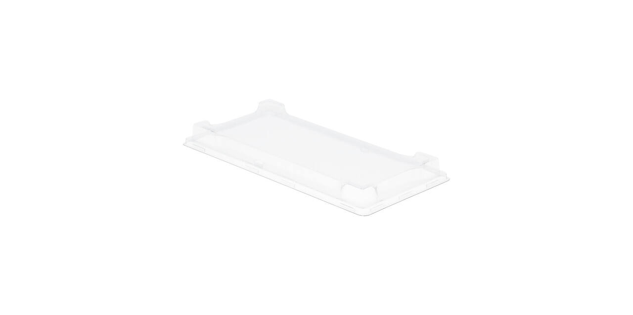 Deksel APET t.b.v.Tapas tray 25 x 12 x 3  cm transpanrant - 459410