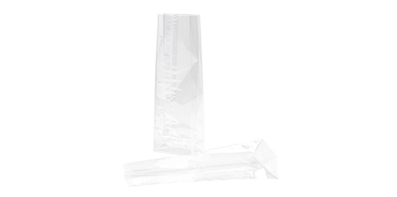 Blokbodemzak PP 80 x 40 x 240 mm transparant 40 my 200 grams