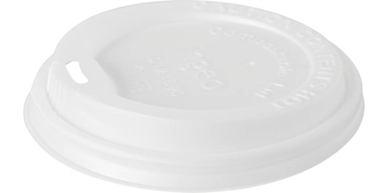 170637 - Deksel CPLA SIP Flat tbv Cup 350 cc Various - wit