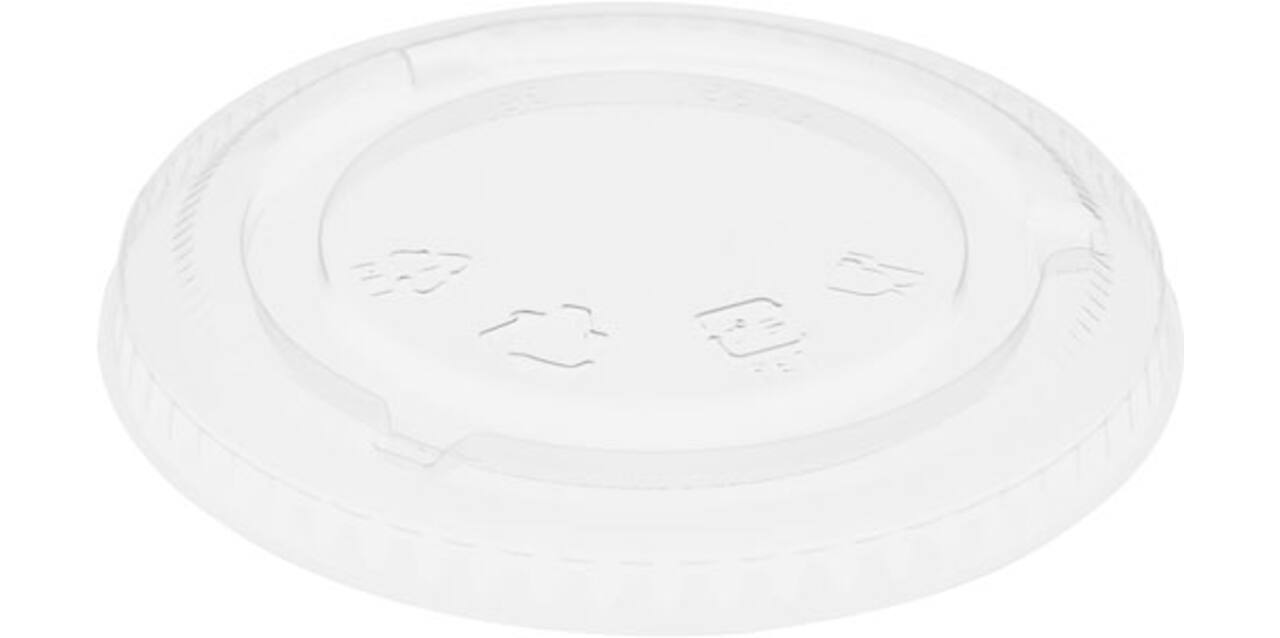 177996 - Deksel plat Rpet ecoecho tbv 27/36 cc zonder gat transparant