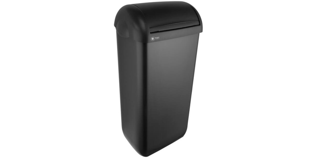 Huisvuilbak Satino Black 33,5x22,5x58 cm 23 ltr kunststof antraciet - 180268