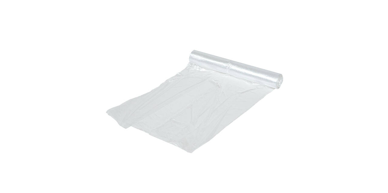 Afvalzak HDPE 50 x 55 cm transparant T10 op rol (á 50 st)