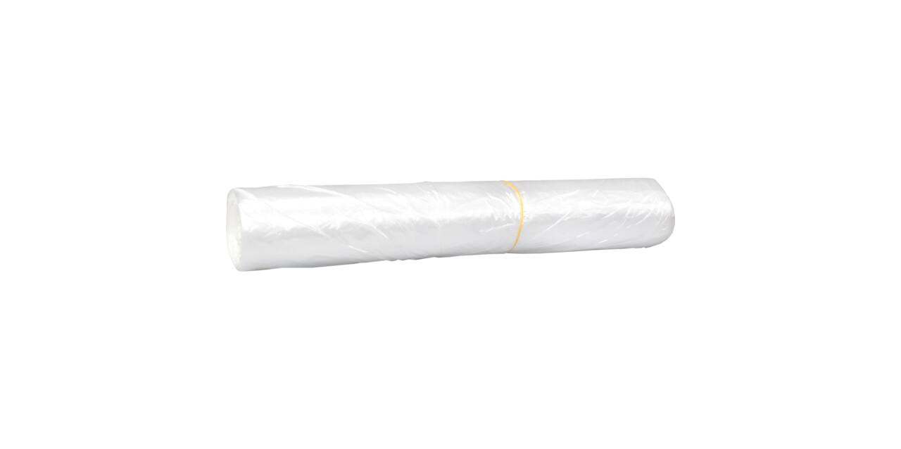 Afvalzak HDPE 50 x 55 cm transparant T10 op rol (á 50 st)