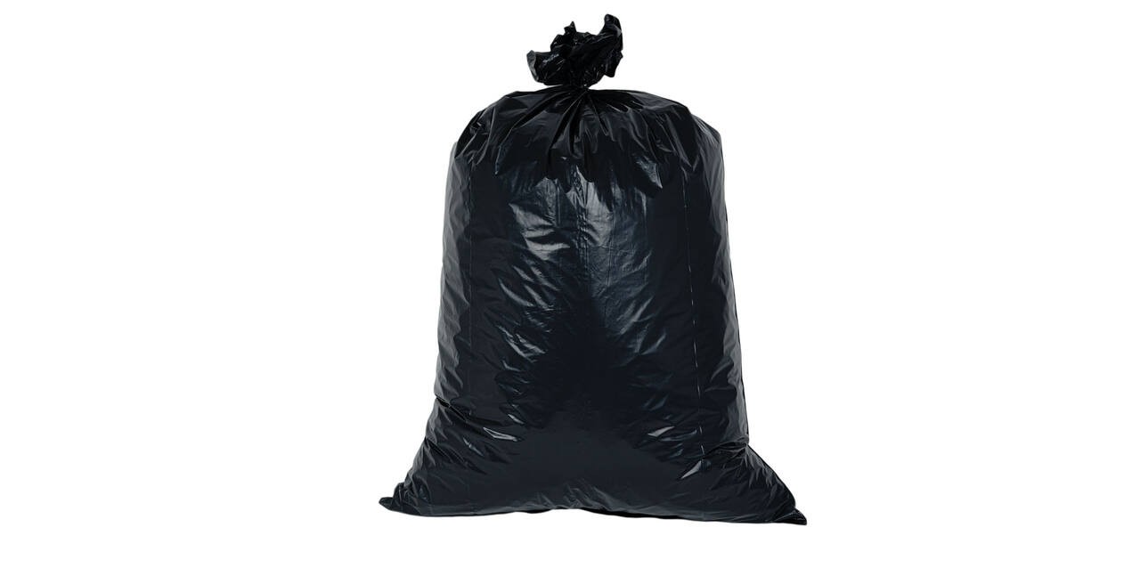 Afvalzak LDPE 70 x 110 cm grijs T70 op rol (á 20 st)