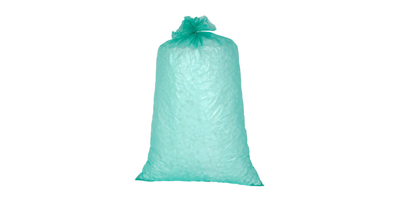 Afvalzak HDPE 58 x 100 cm groen T23 op rol (á 20 st)