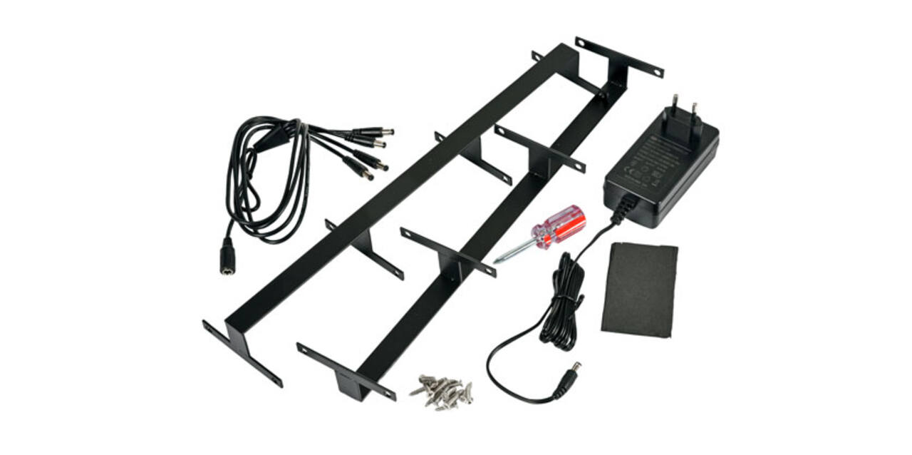 183178 - Laadstation tbv Kaarshouder Metal Twist Black 430 x 305 mm