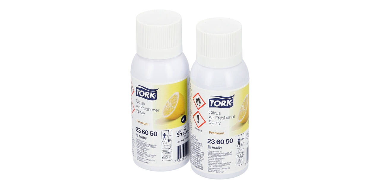 236050 - Luchtverfrisser spray Aerosol 75 ml transparant citrus TORK