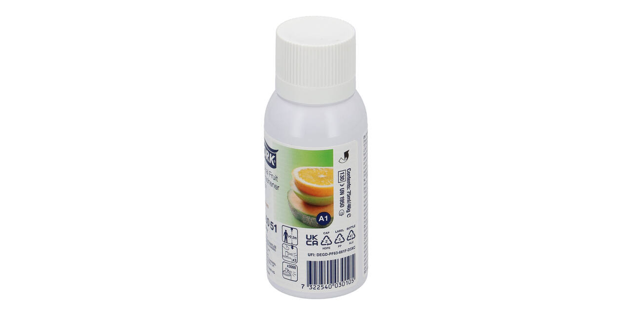 236051 - Luchtverfrisser spray Aerosol 75 ml transparant tropical fruit TORK