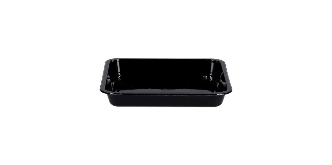 115495 - Menubak CPET 225 x 175 x 34 mm zwart 960 ml rechthoekig 1-vaks