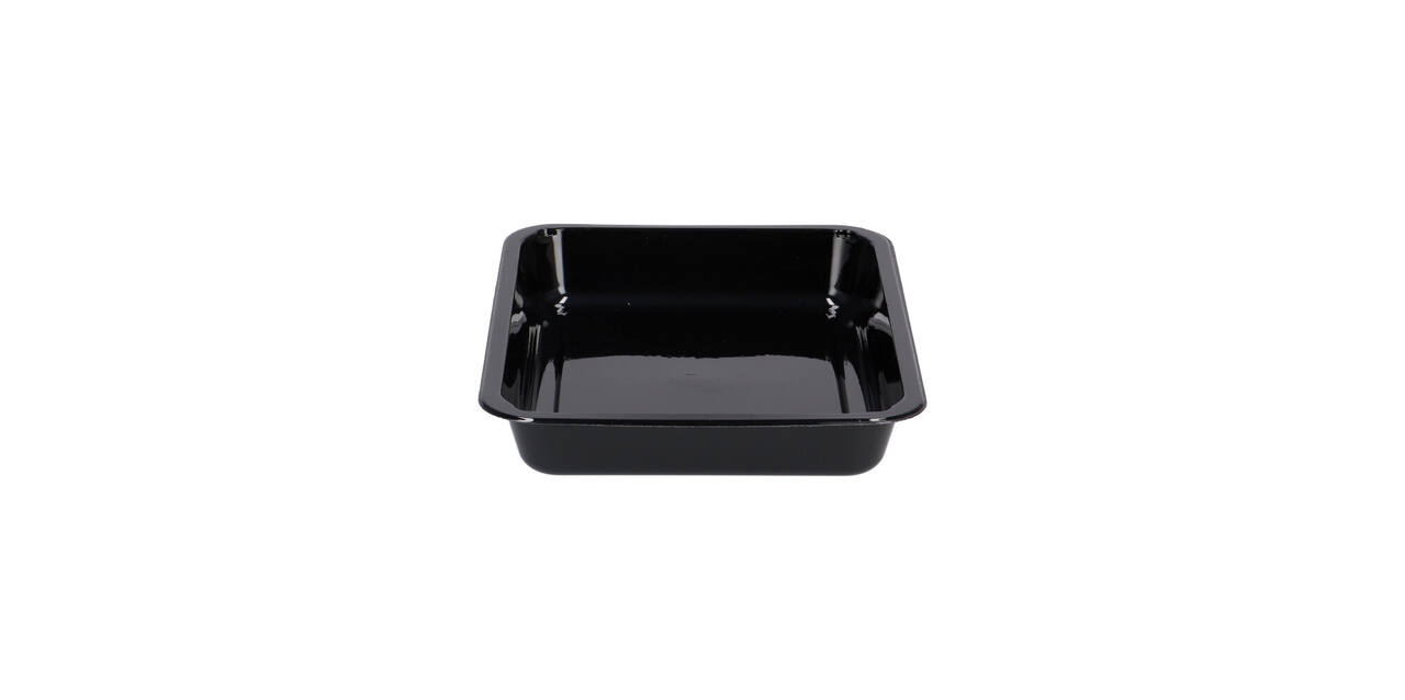 115495 - Menubak CPET 225 x 175 x 34 mm zwart 960 ml rechthoekig 1-vaks