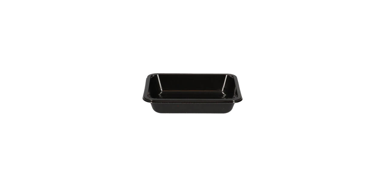 115483 - Bak CPET 171 x 127 x 35 mm zwart 510 ml rechthoekig