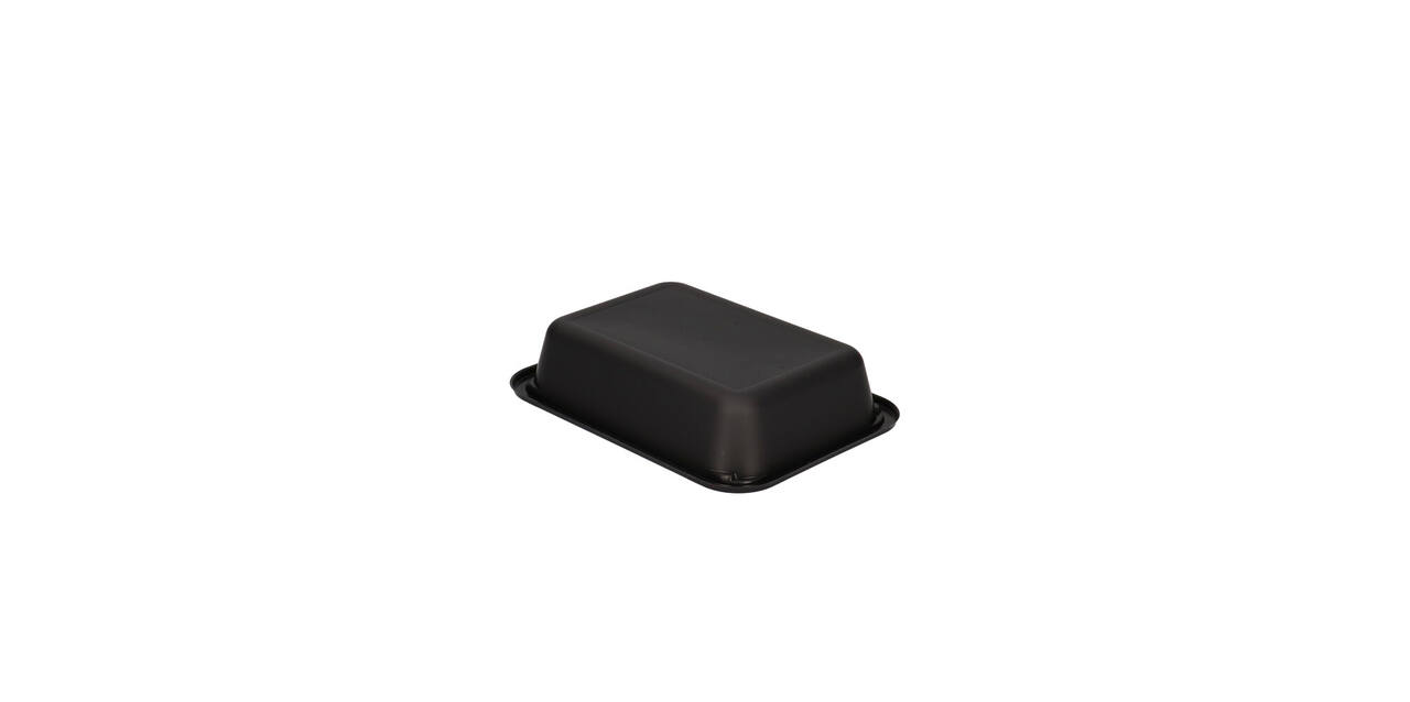 151375 - Bak CPET 187 x 137 x 40 mm zwart 700 ml rechthoekig