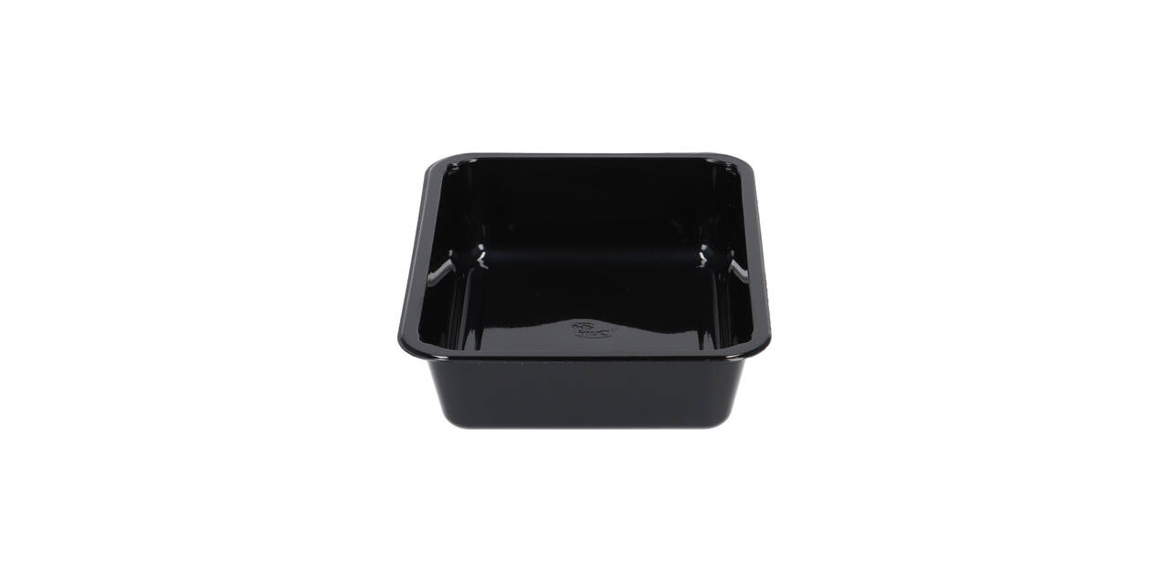 153414 - Menubak CPET 225 x 175 x 54 mm zwart 1500 ml rechthoekig 1-vaks