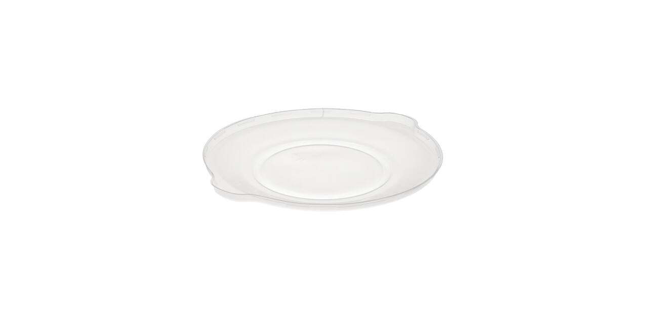 176400 - Deksel PP Pearl ø 289 mm tbv menubak 176394+176395+176396 rond  transparant