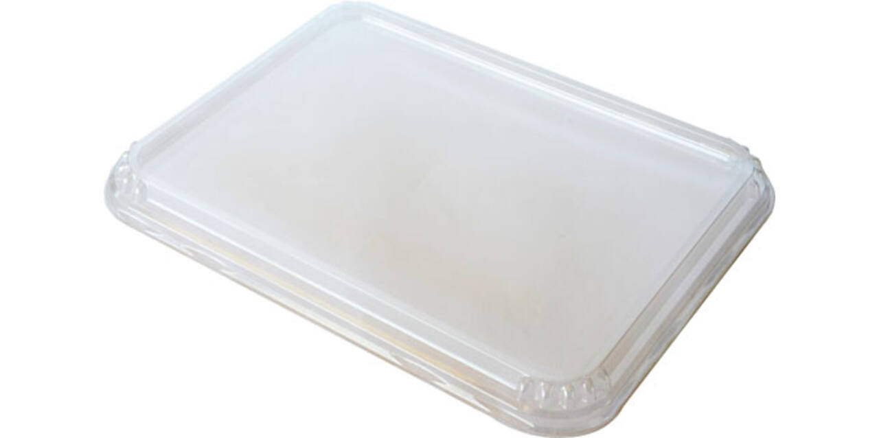 171200 - Deksels APET t.b.v. Caterline menubakken 232x183x16 mm  transparant