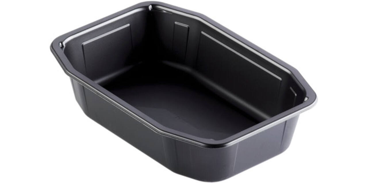 171002 - Menubak PP HMR 1-vaks 215 x 148 x 50 mm - zwart 1035 cc