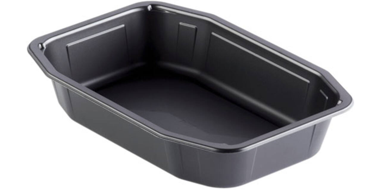 171000 - Menubak PP HMR 1-vaks 215 x 148 x 40 mm - zwart 840 cc