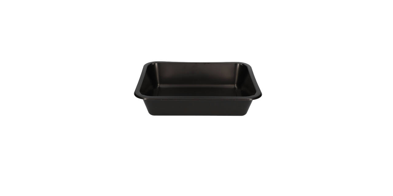 160063 - Menubak PP Caterline 1-vaks 227 x 178 x 50 mm - zwart 1345 cc