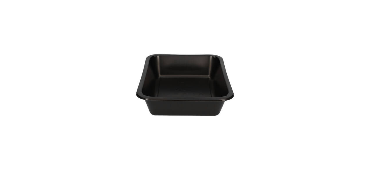 160063 - Menubak PP Caterline 1-vaks 227 x 178 x 50 mm - zwart 1345 cc