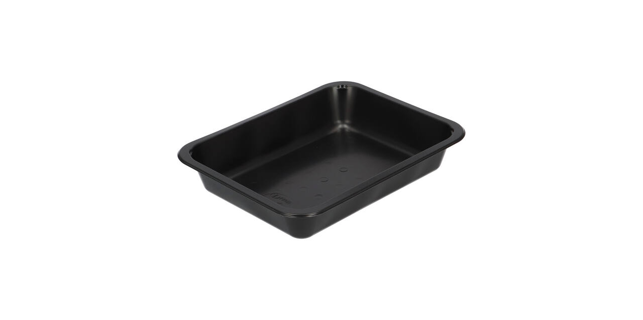 162150 - Menubak PP Caterline 1-vaks 227 x 178 x 40 mm  zwart 1115 cc