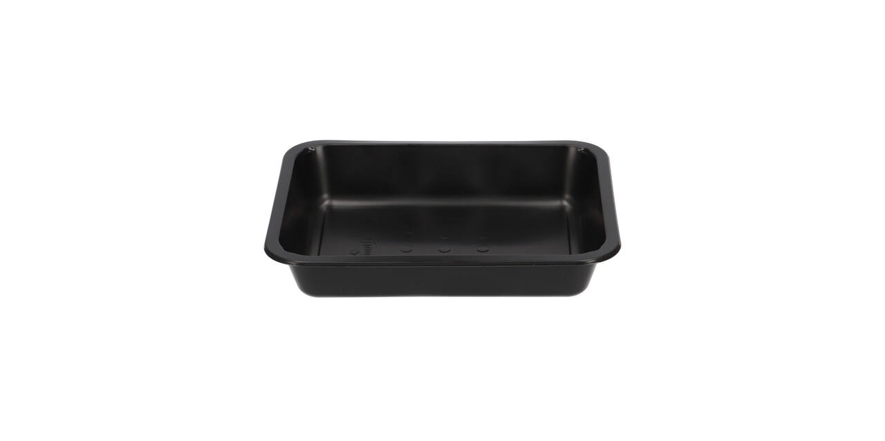 162150 - Menubak PP Caterline 1-vaks 227 x 178 x 40 mm  zwart 1115 cc
