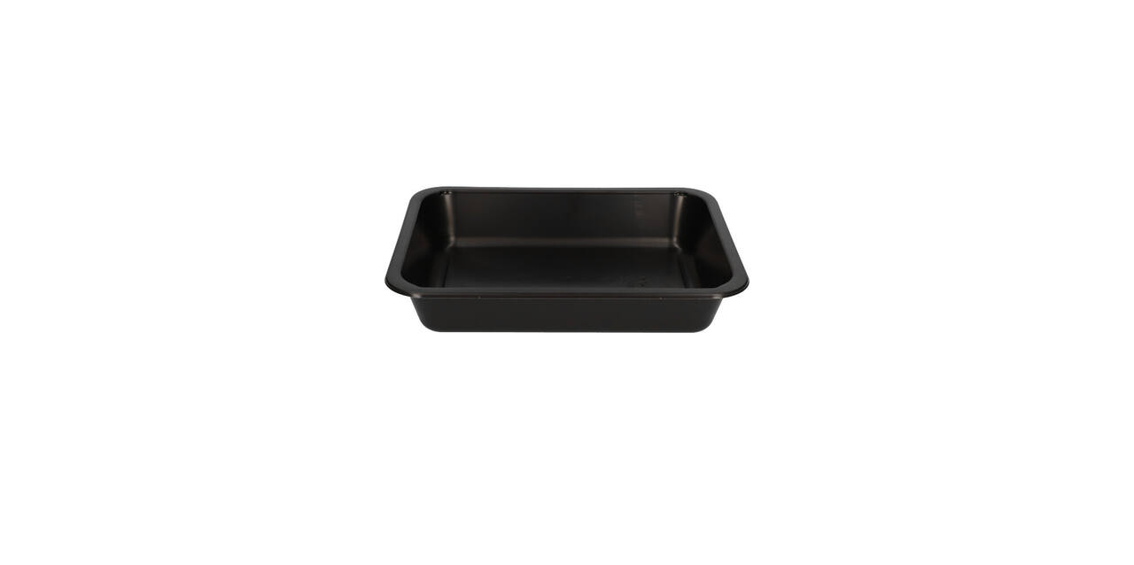 162150 - Menubak PP Caterline 1-vaks 227 x 178 x 40 mm  zwart 1115 cc