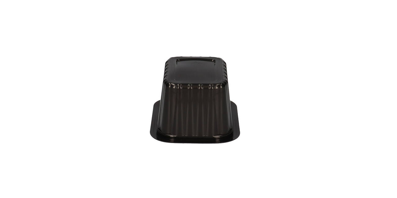 758602 - Menubak PP Side Dish 1-vaks 138 x 114 x 70mm - zwart 630 cc