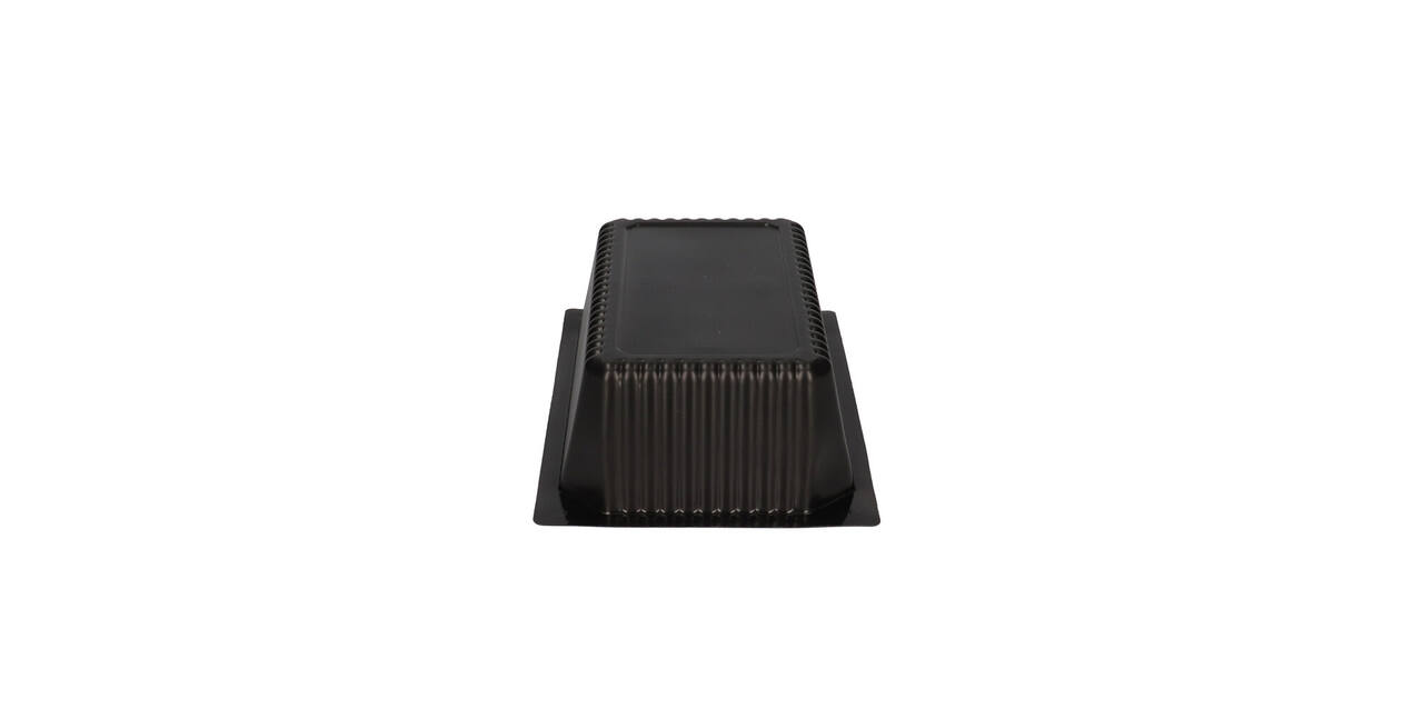 740202 - Menubak PP 1/4 GN 1-vaks 262 x 162 x 70mm - zwart 2000 cc