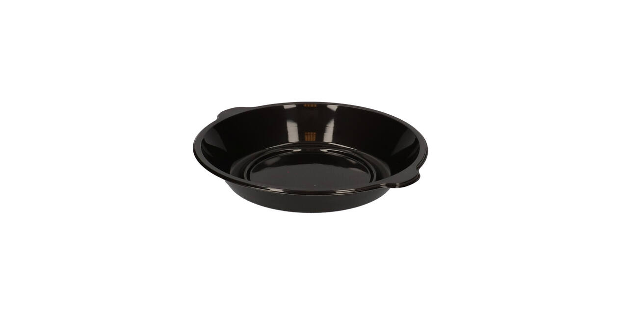 176396 - Menubak PP Pearl L1 rond 1-vaks ø 250 x 42 mm - zwart 1390 cc