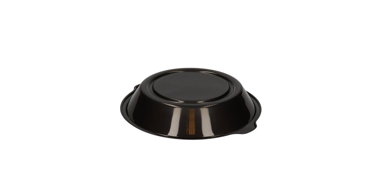 176396 - Menubak PP Pearl L1 rond 1-vaks ø 250 x 42 mm - zwart 1390 cc