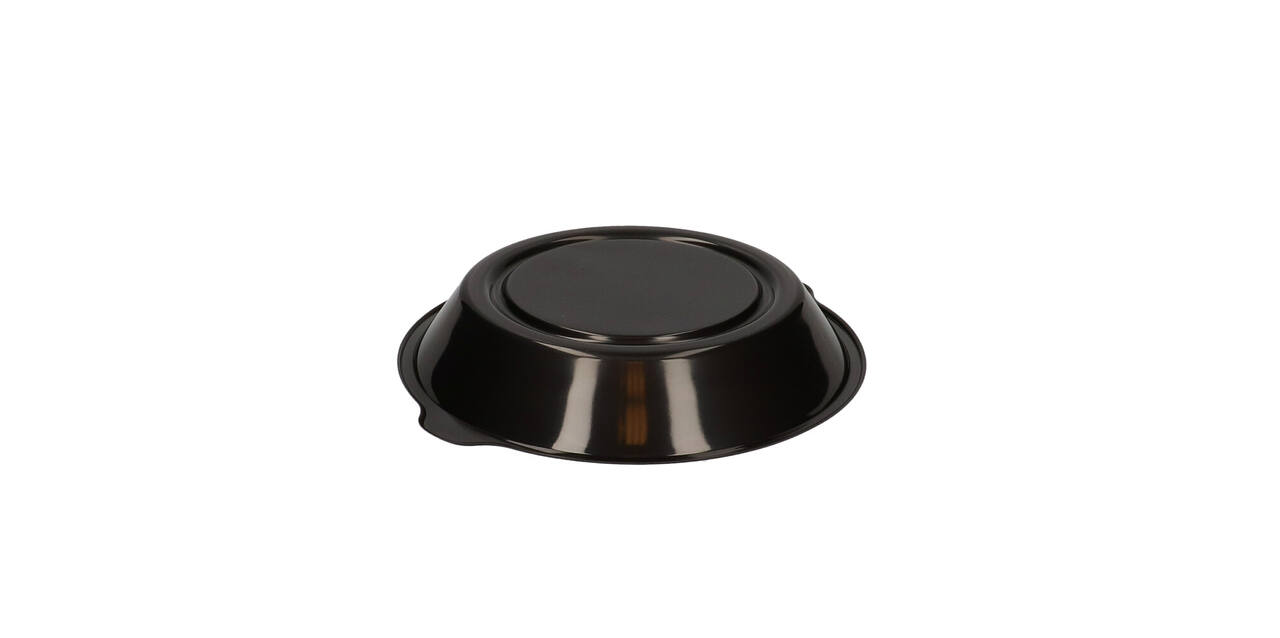 176396 - Menubak PP Pearl L1 rond 1-vaks ø 250 x 42 mm - zwart 1390 cc