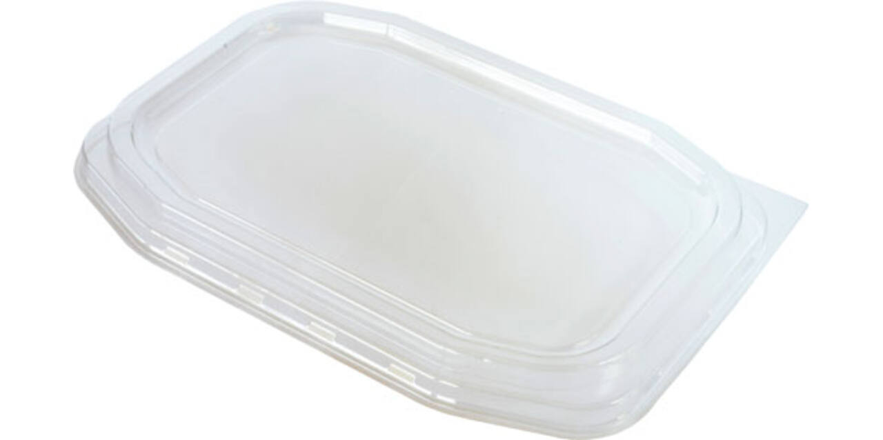 175050 - Deksel APET  tbv Menubak PP HMR 221 x 154 x 104 mm - transparant
