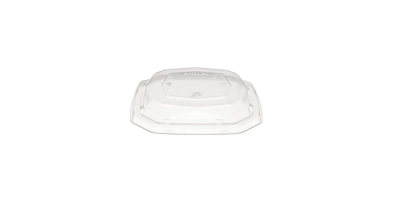 192515 - Deksel RPET BioPak tbv Bagasse Octview 188141 - 650 cc - transparant