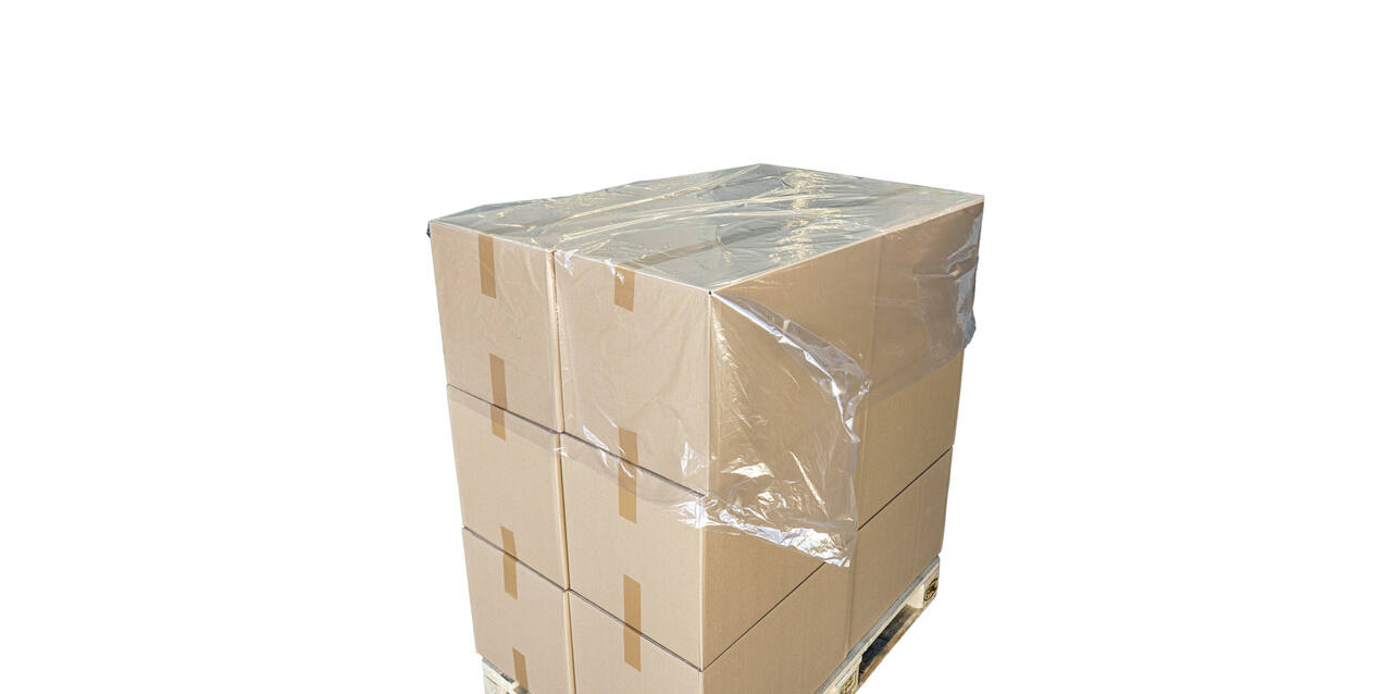 Afdekvel LDPE 150 x 180 cm op rol transparant - 30 my