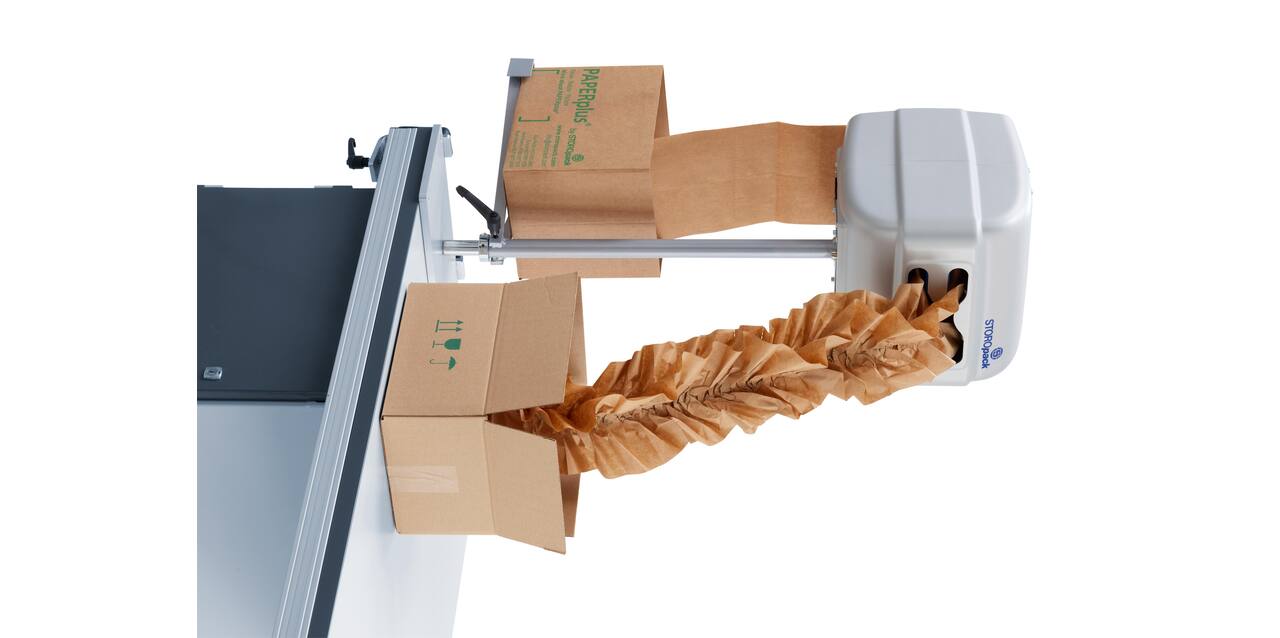 Paperplus papier papillon 280 mtr bruin 80 grams fanfold R 532542