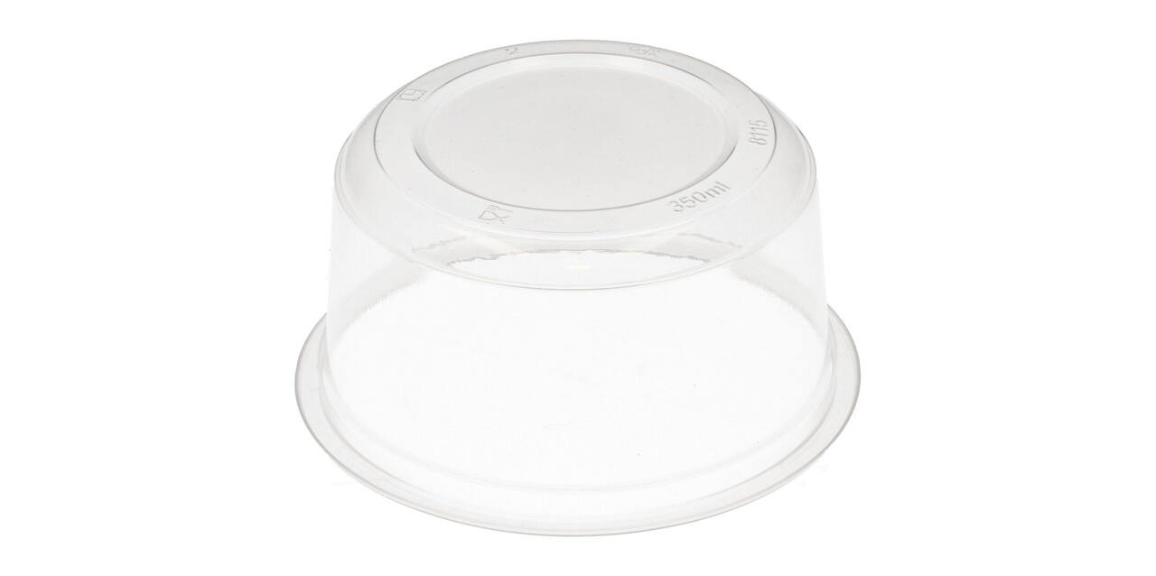 Bak PP ø115/56 transparant 350 ml rond - 8115C