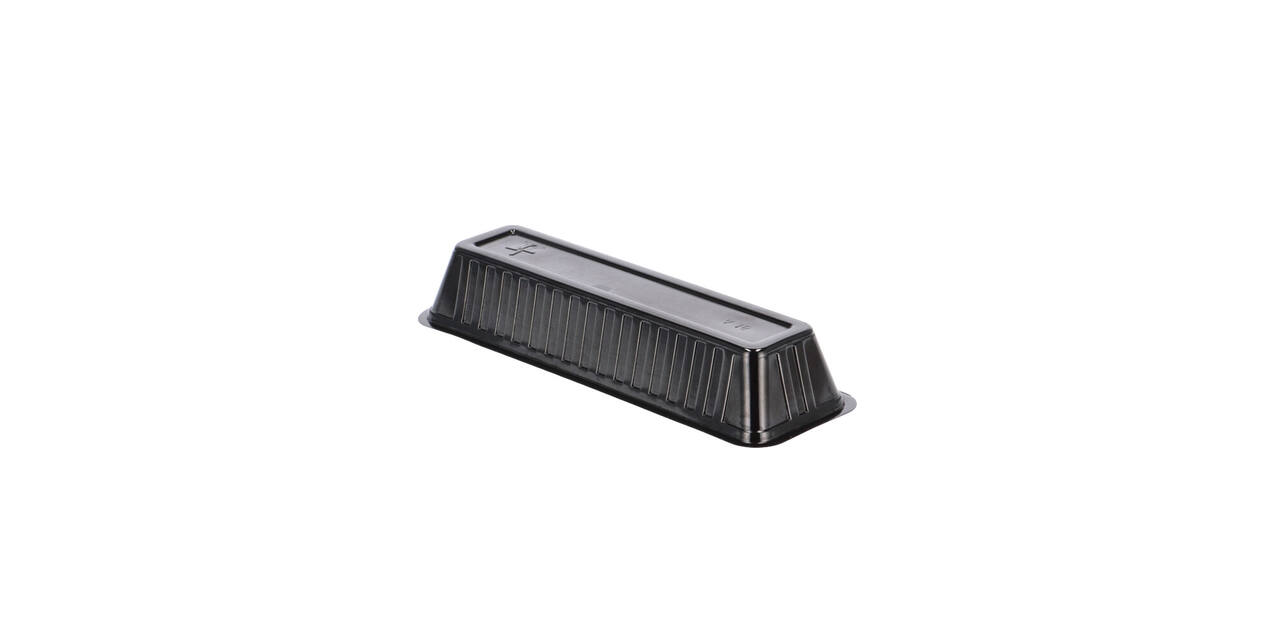 Snackbak PS 204 x 67 x 35 mm zwart A16