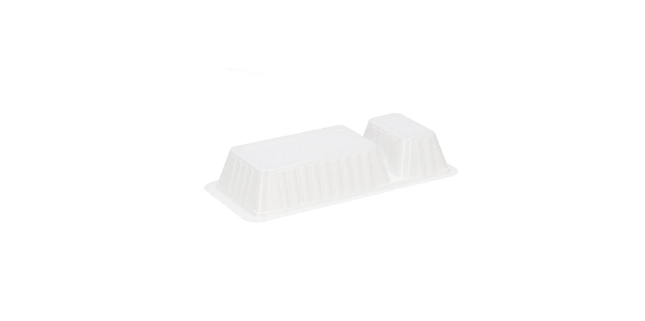 Snackbak PS 203,5 x 95 x 36 mm wit A22 (A9+1)