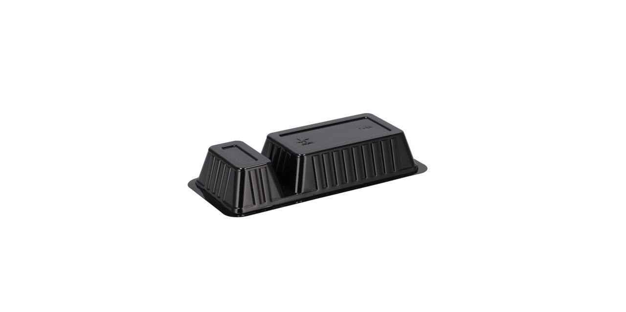 Snackbak PS 203,5 x 95 x 36 mm zwart A22 (A9+1)