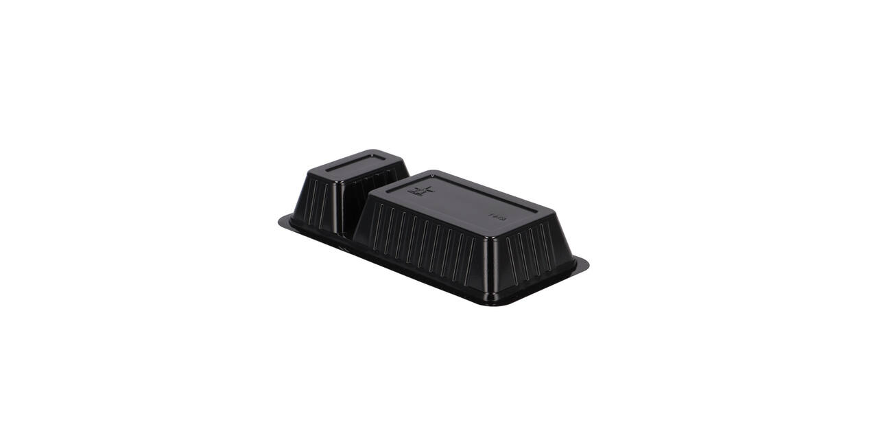 Snackbak PS 203,5 x 95 x 36 mm zwart A22 (A9+1)