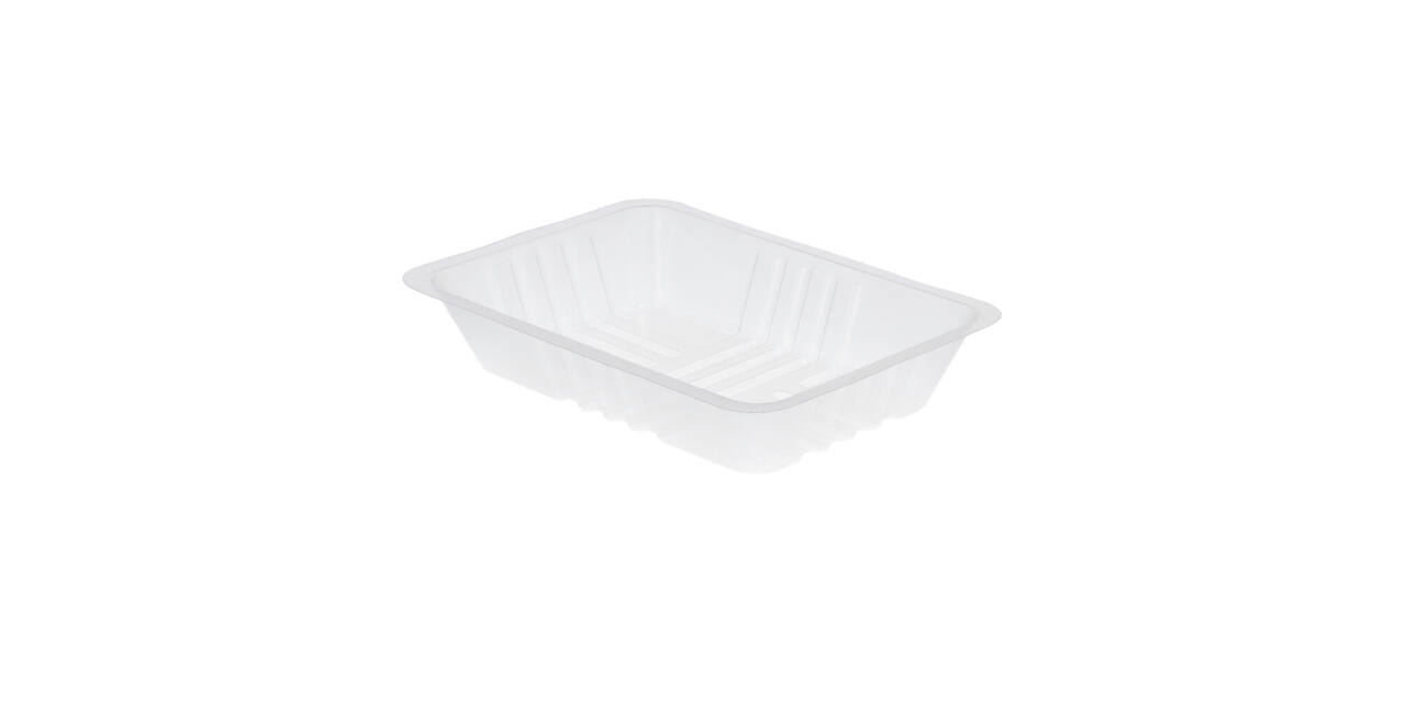 Snackbak PS 203,5 x 144 x 39 mm semi-transparant A50/30