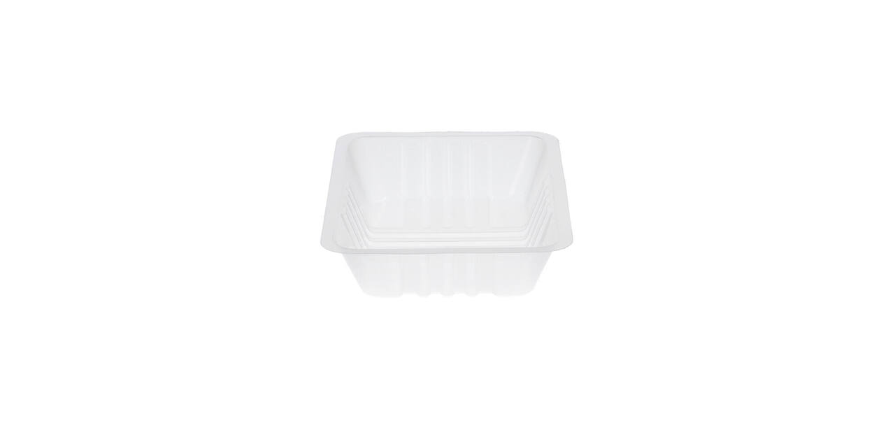 Snackbak PS 203,5 x 144 x 39 mm semi-transparant A50/30